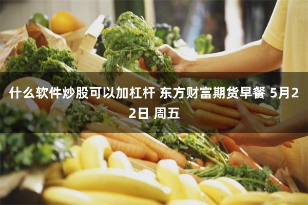 什么软件炒股可以加杠杆 东方财富期货早餐 5月22日 周五