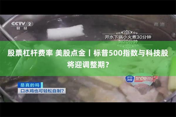 股票杠杆费率 美股点金丨标普500指数与科技股将迎调整期？