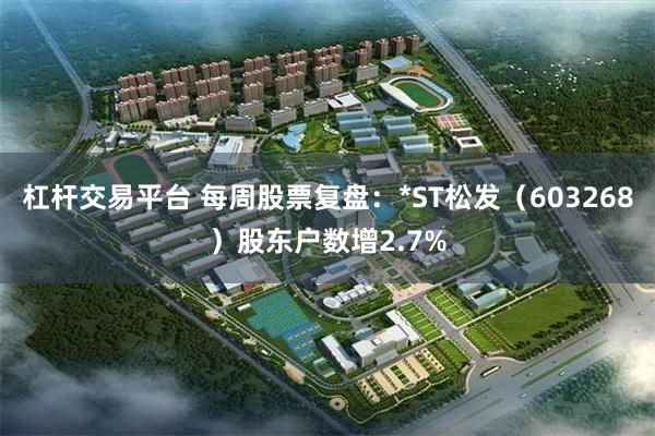 杠杆交易平台 每周股票复盘：*ST松发（603268）股东户数增2.7%