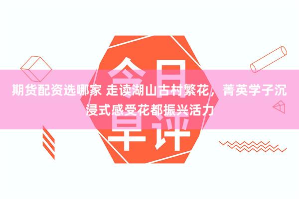 期货配资选哪家 走读湖山古村繁花，菁英学子沉浸式感受花都振兴活力