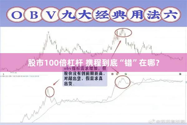 股市100倍杠杆 携程到底“错”在哪？