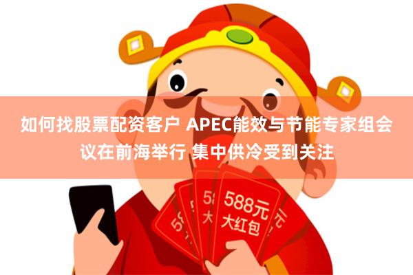 如何找股票配资客户 APEC能效与节能专家组会议在前海举行 集中供冷受到关注