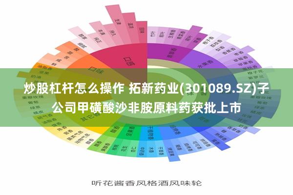 炒股杠杆怎么操作 拓新药业(301089.SZ)子公司甲磺酸沙非胺原料药获批上市